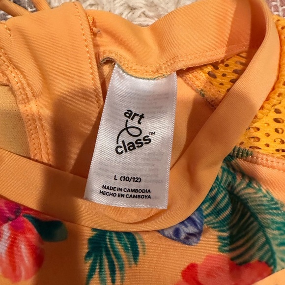 Art Class Tropical Floral Swimwear size 10/12 girls - Picture 4 of 4